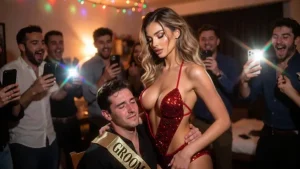 חשפן ליום הולדת של האישה בחיפה, פברואר 2026: הפתעה שהצליחה ב-100%